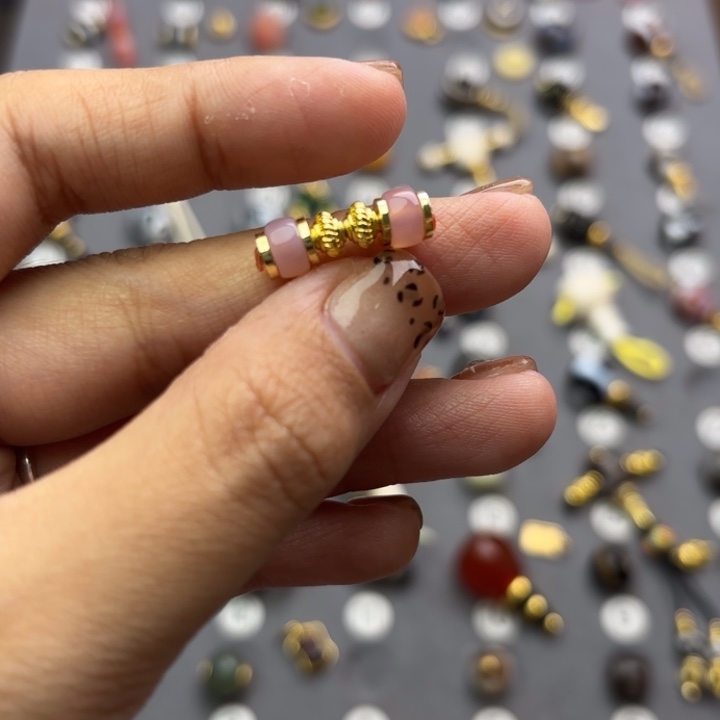 玛瑙/玉髓未镶嵌文玩配饰万向轴