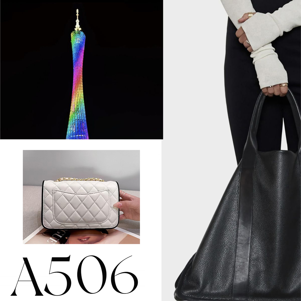 【A506】2025年新款大容量女包时尚百搭多功能女包