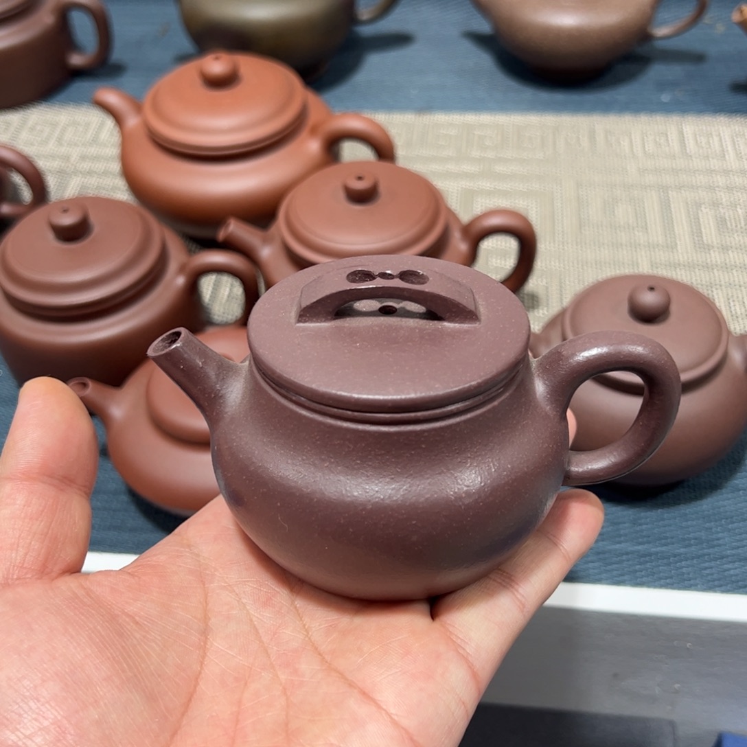 紫砂茶壶健健康康平平安安