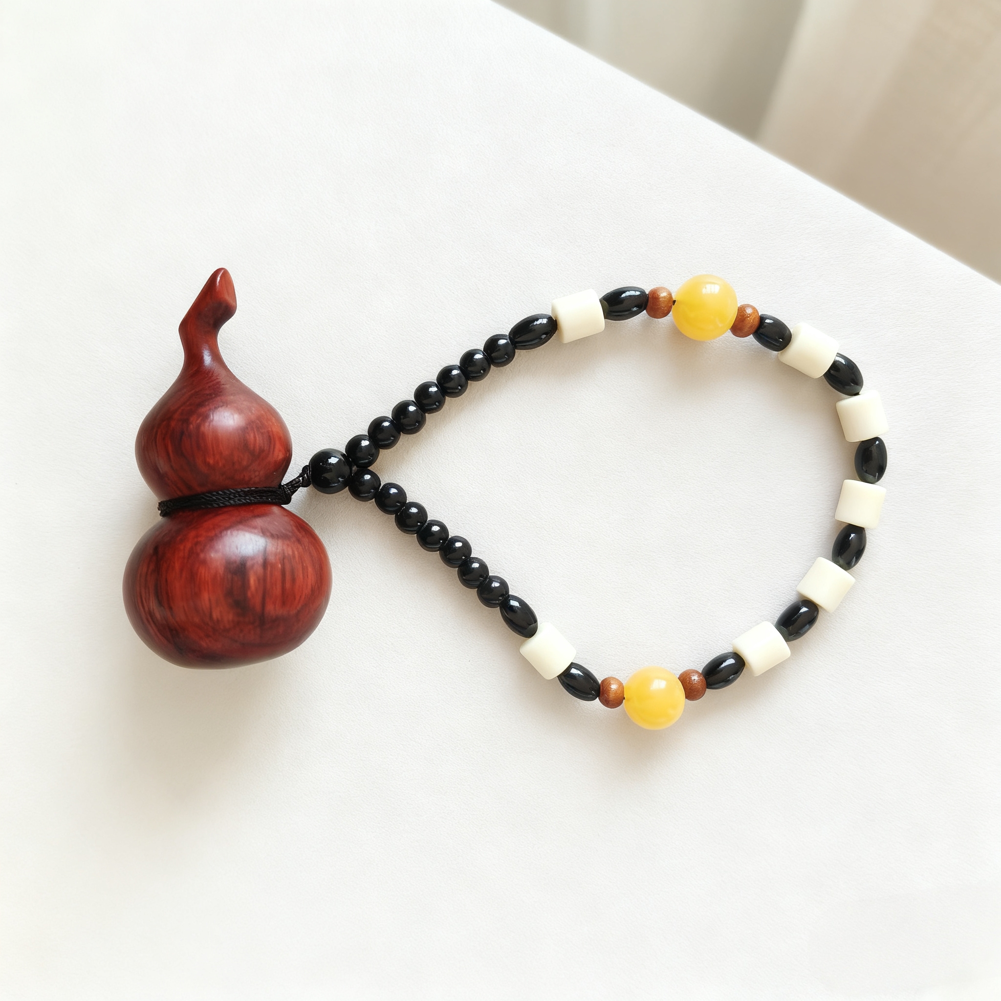 非洲花梨手把件葫芦款 精品挂件 无礼盒-S 0067