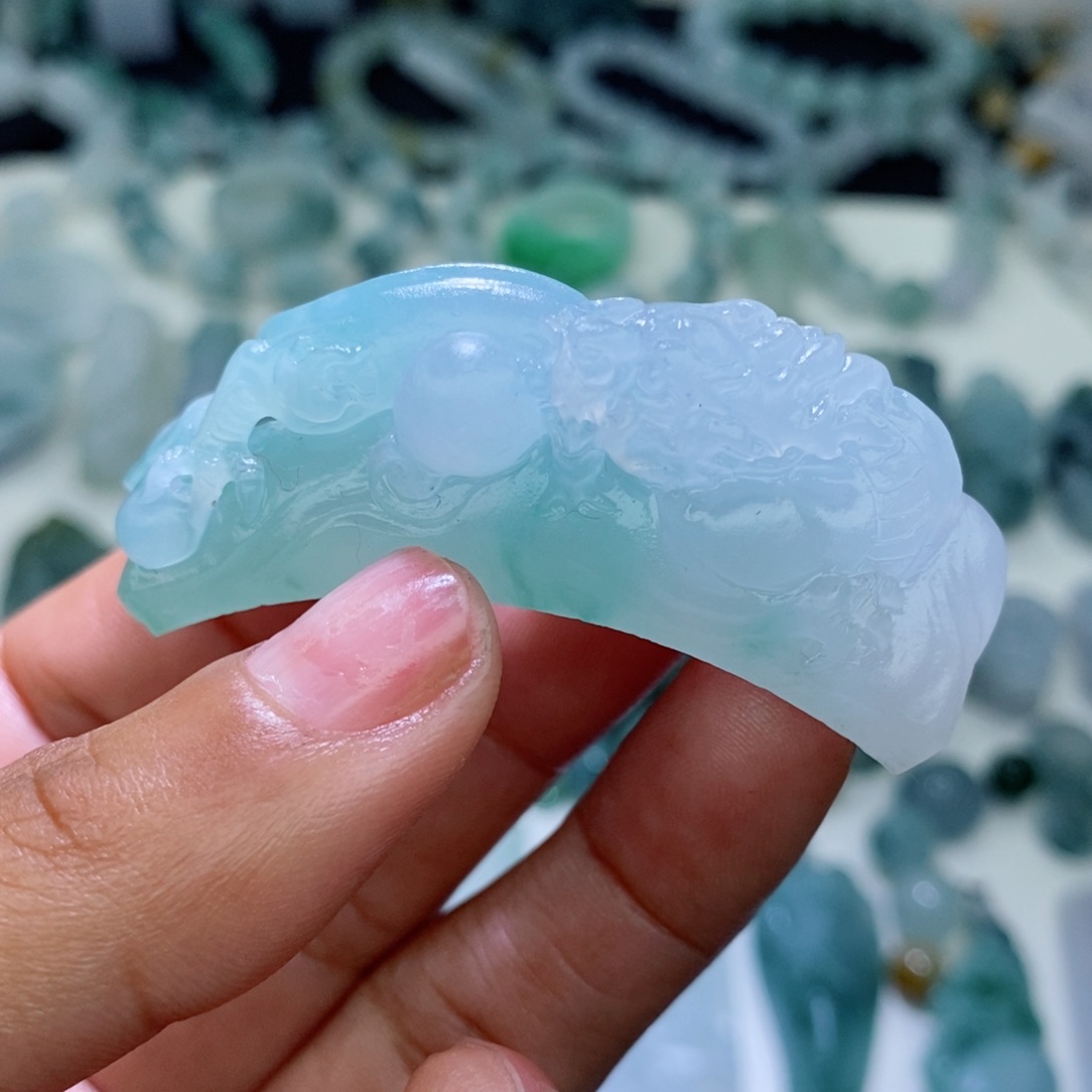 定制翡翠未镶嵌毛货