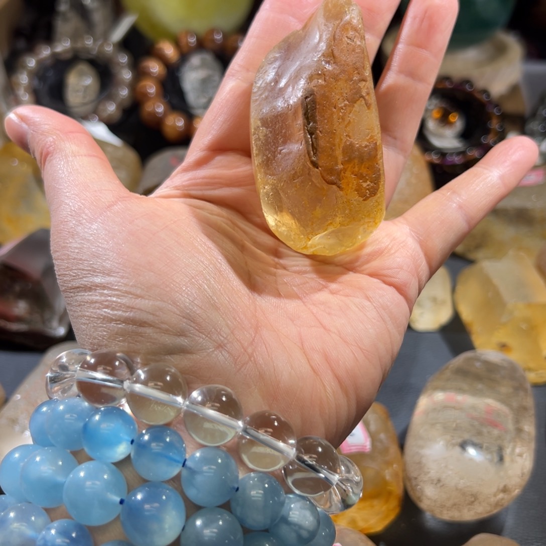 水晶手串未镶嵌水晶原石