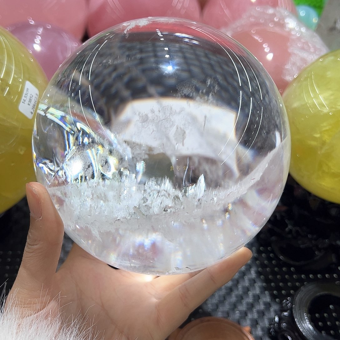 水晶水晶球摆件未镶嵌