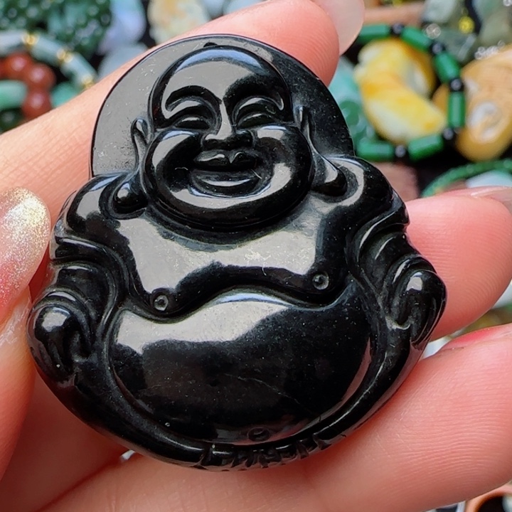 翡翠颈饰未镶嵌天然A货74