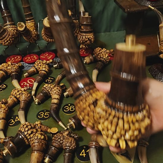 永***待贵州特色竹根烟斗工艺品手把件