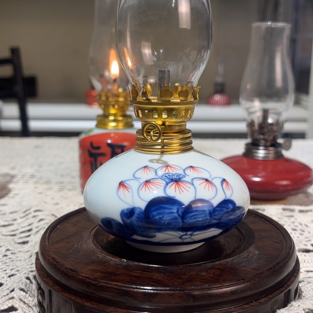 摆件景德镇陶瓷香薰灯