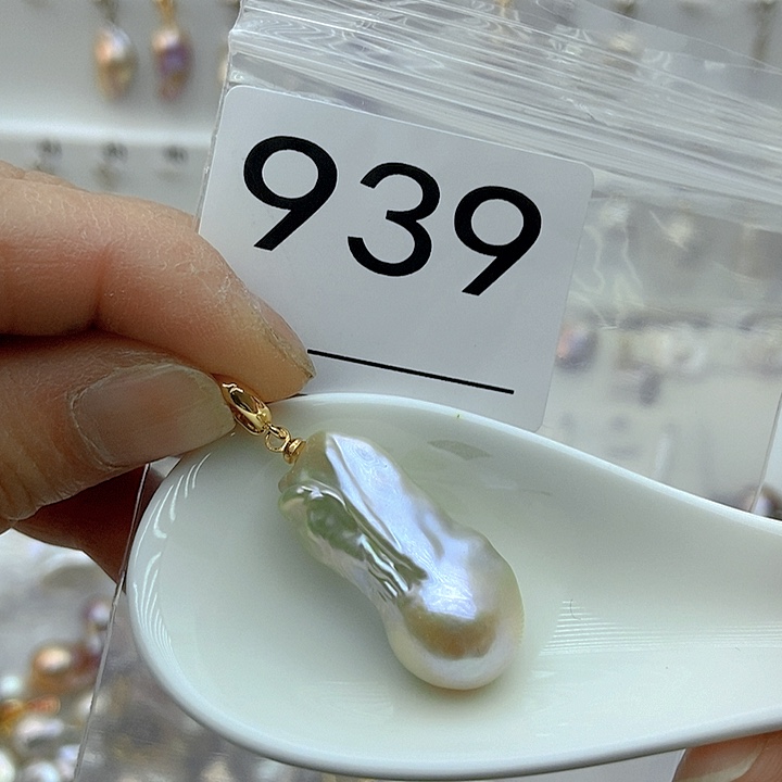 淡水珍珠颈饰银S925镶嵌