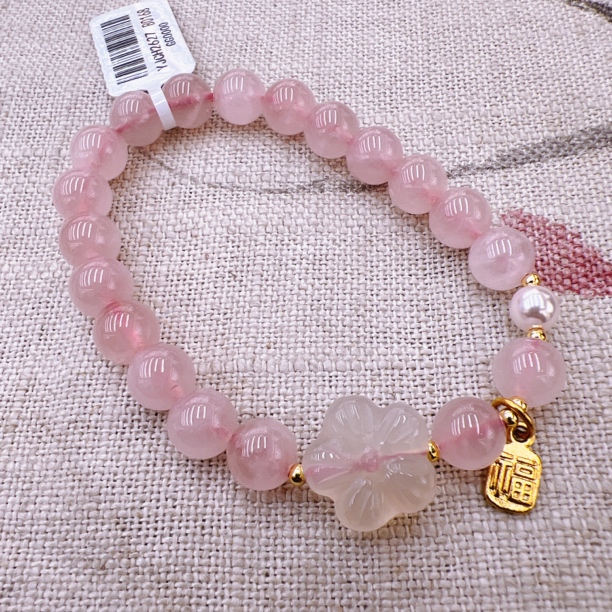 天然水晶手链马粉手串