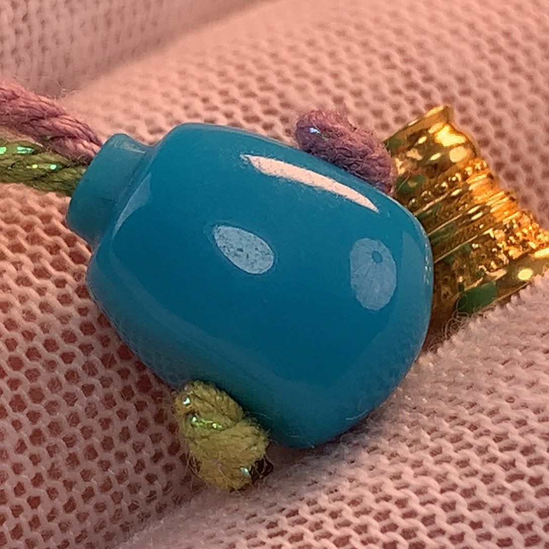 绿松石18K金镶嵌珠宝奇石