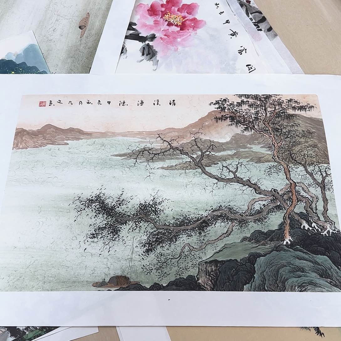 国画国画作品展。国画^_^