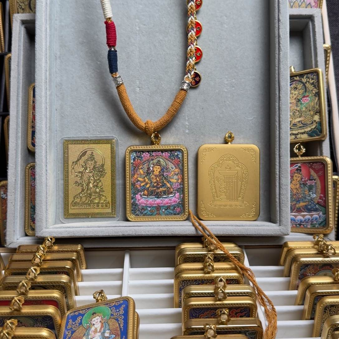 吊坠启*单面私人定制文殊