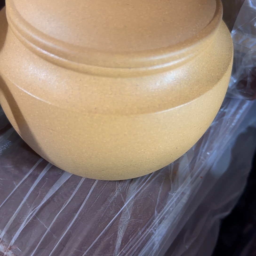 紫砂茶壶黄龙山原矿黄金段