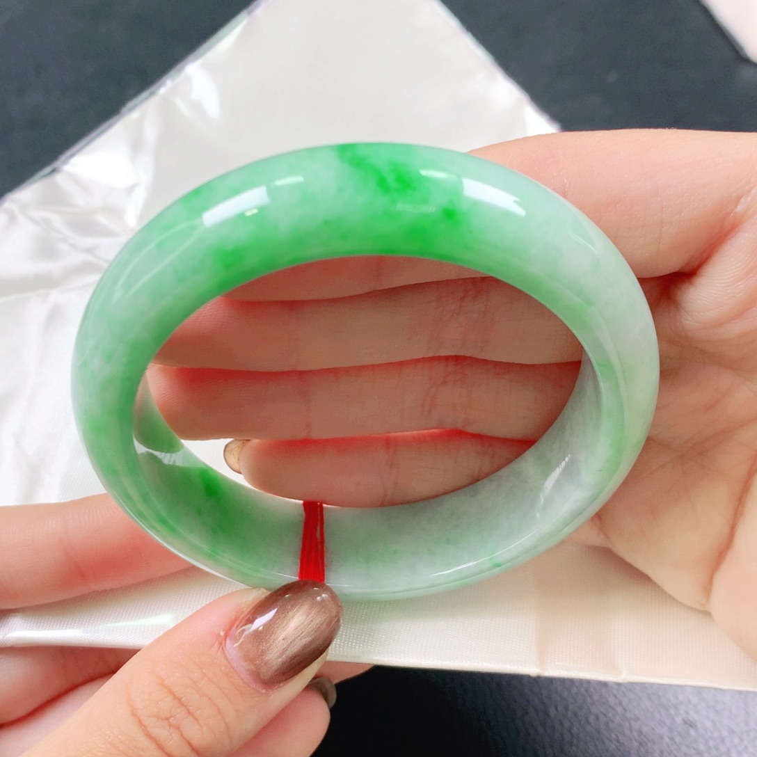 翡翠未镶嵌手镯57圈Z1018