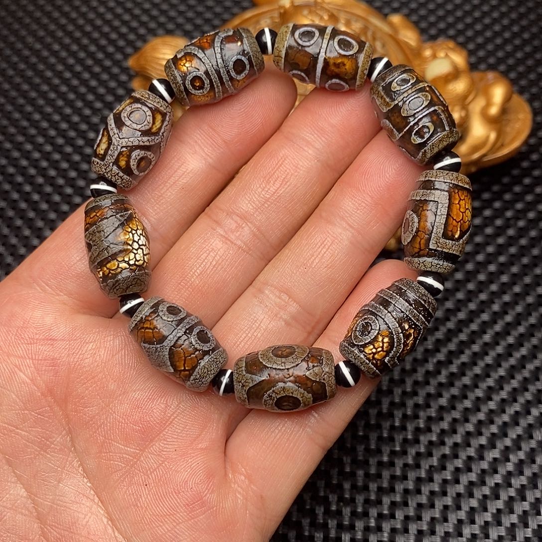 月***明玛瑙/玉髓未镶嵌手链