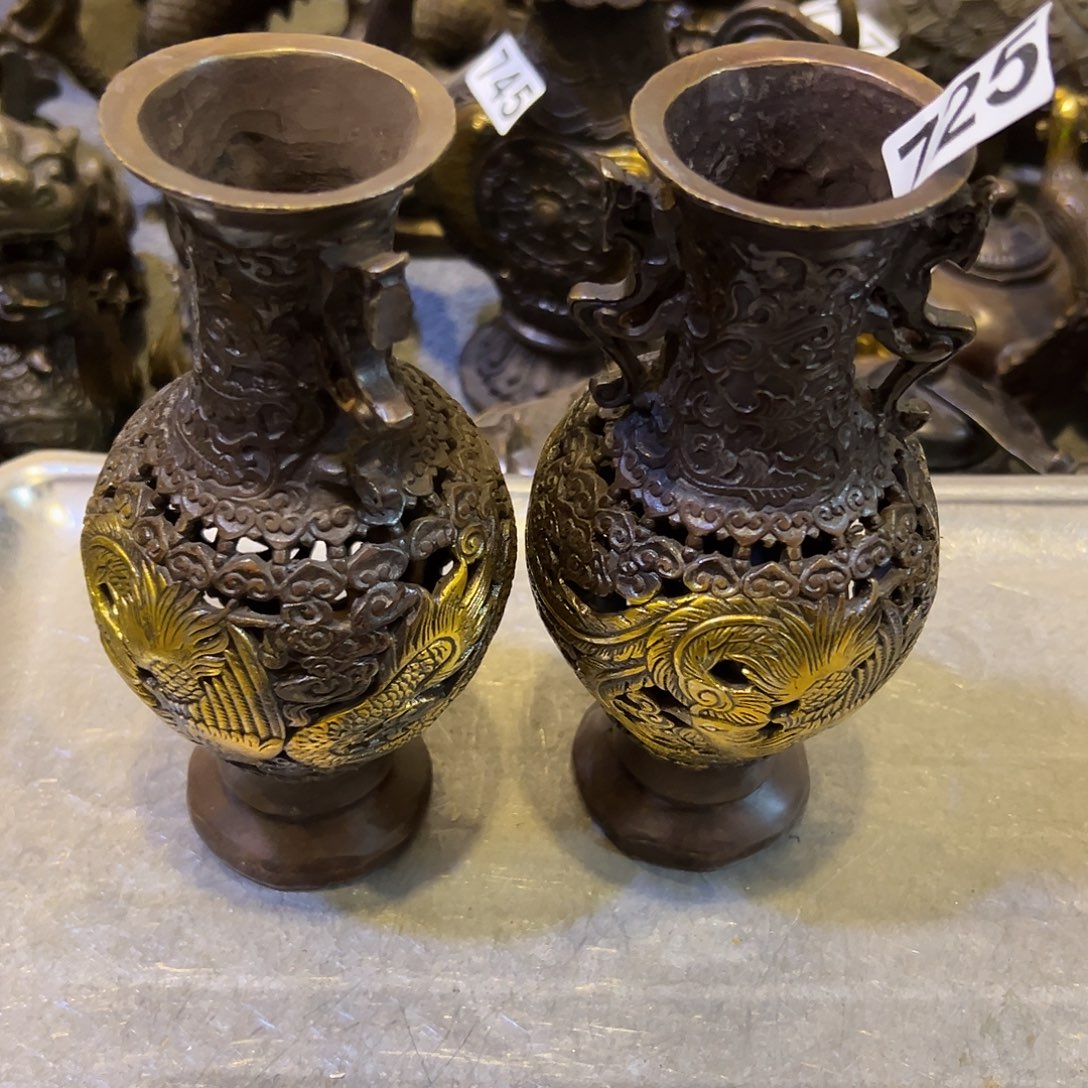 黄铜摆件，文房摆件