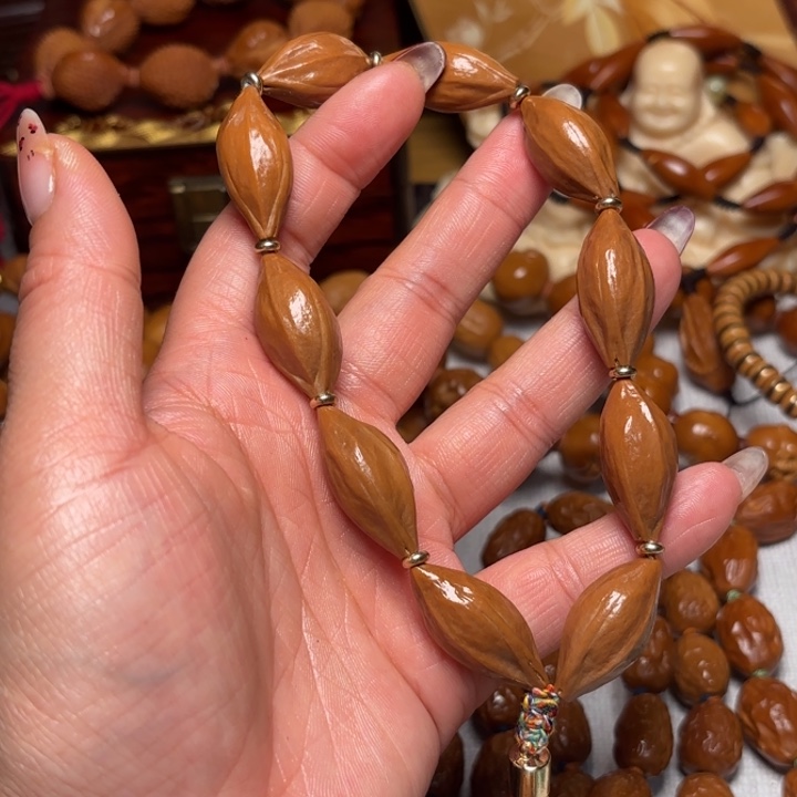 橄榄核手串/手链1.3金瓜子