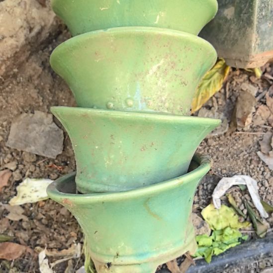 在***…石湾陶瓷花盆4个包邮