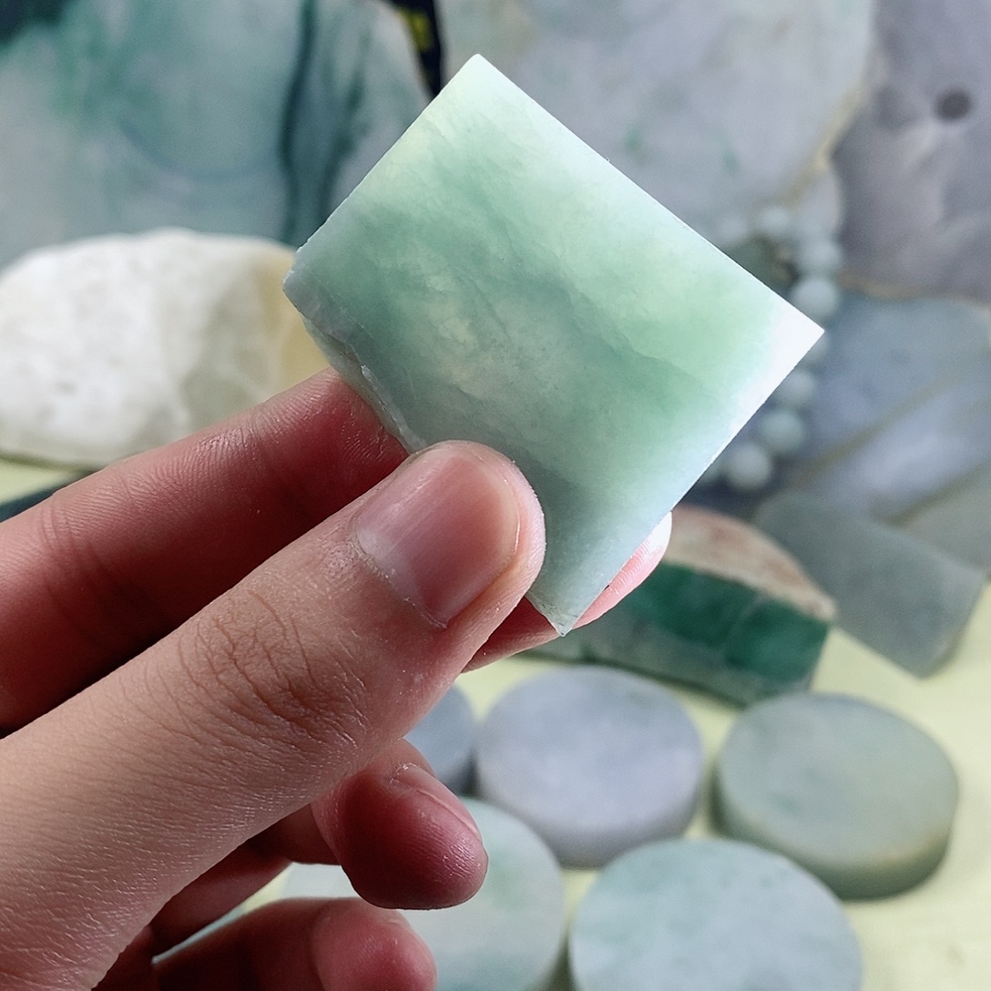 翡翠散珠天然缅甸翡翠a货13