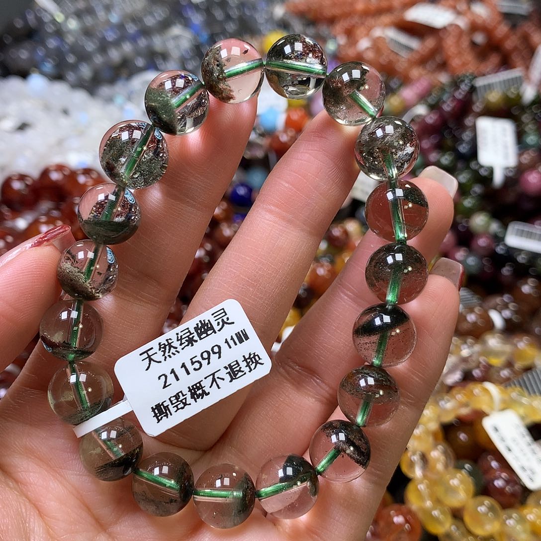 水晶手链未镶嵌，