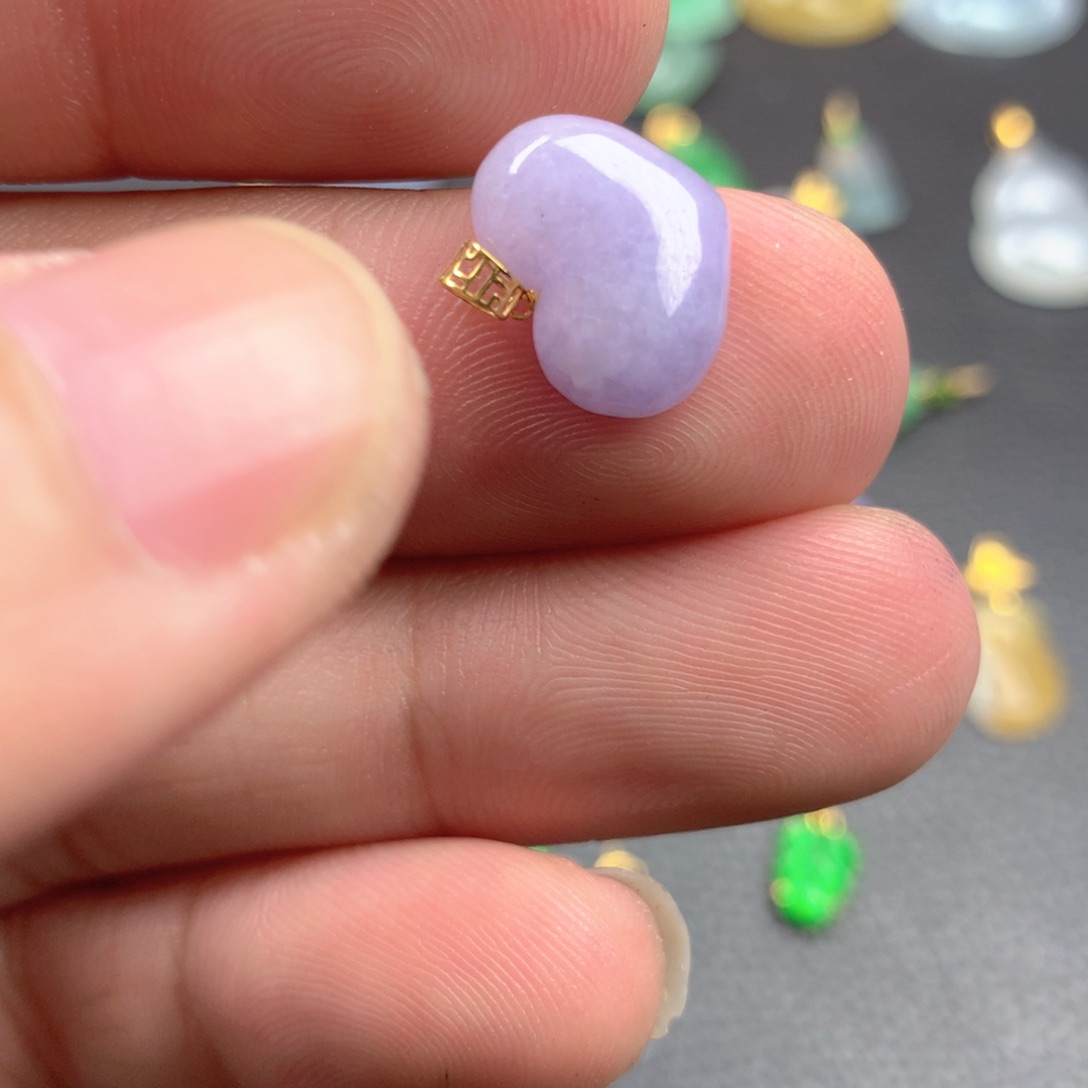 【闪购商品】颈饰18K金镶嵌翡翠翡翠