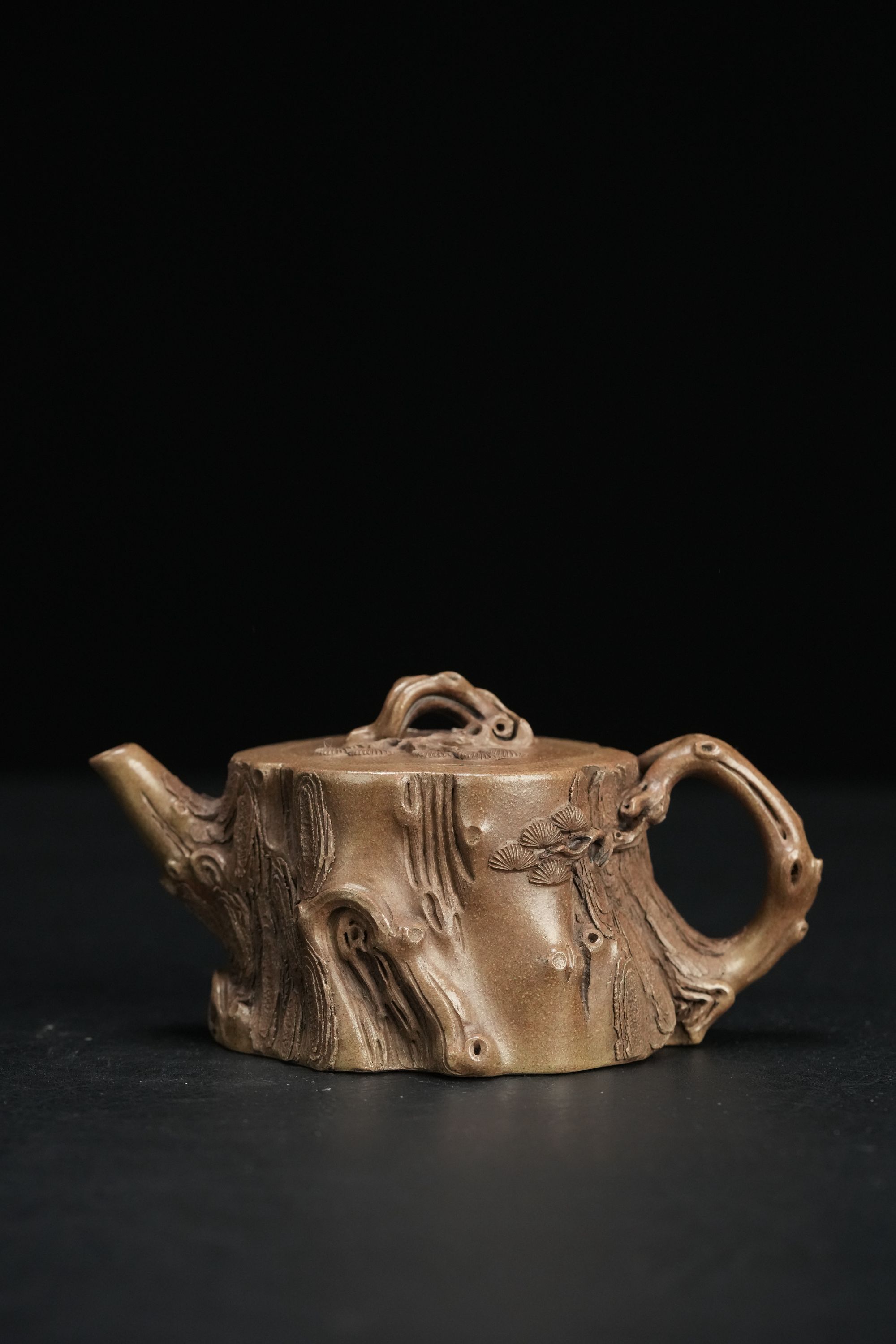 凡凡会客厅 JW170黄婷松鼠松桩老段泥230cc 紫砂壶