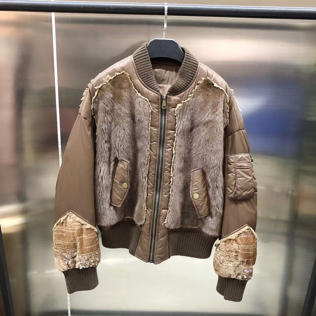 巴亚菲美【洋洋推荐】C1-83926新款百搭时尚潮流轻奢外套