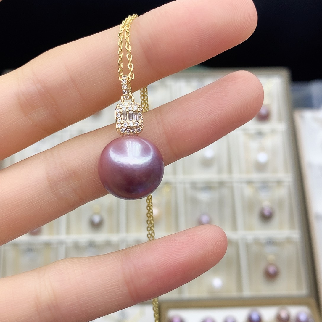 淡水珍珠颈饰合金