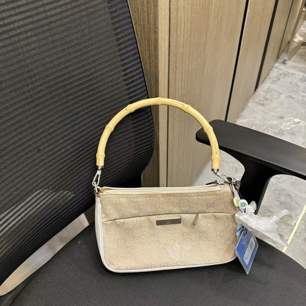 95新 GUCCI/古驰 乱乱子中古/女士/手提包/93085