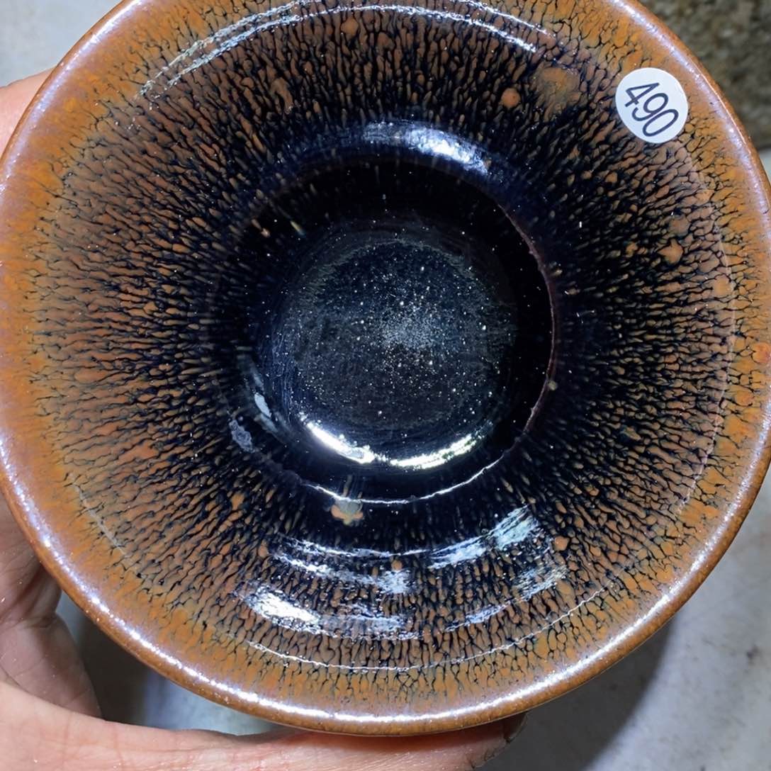 茶盏龙窑柴烧开窑490