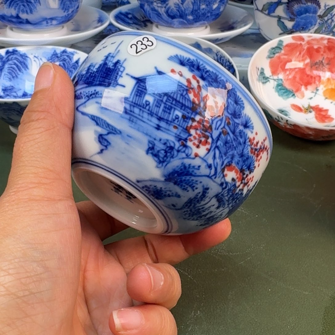 陶景德镇纯手绘茶具圆圆233