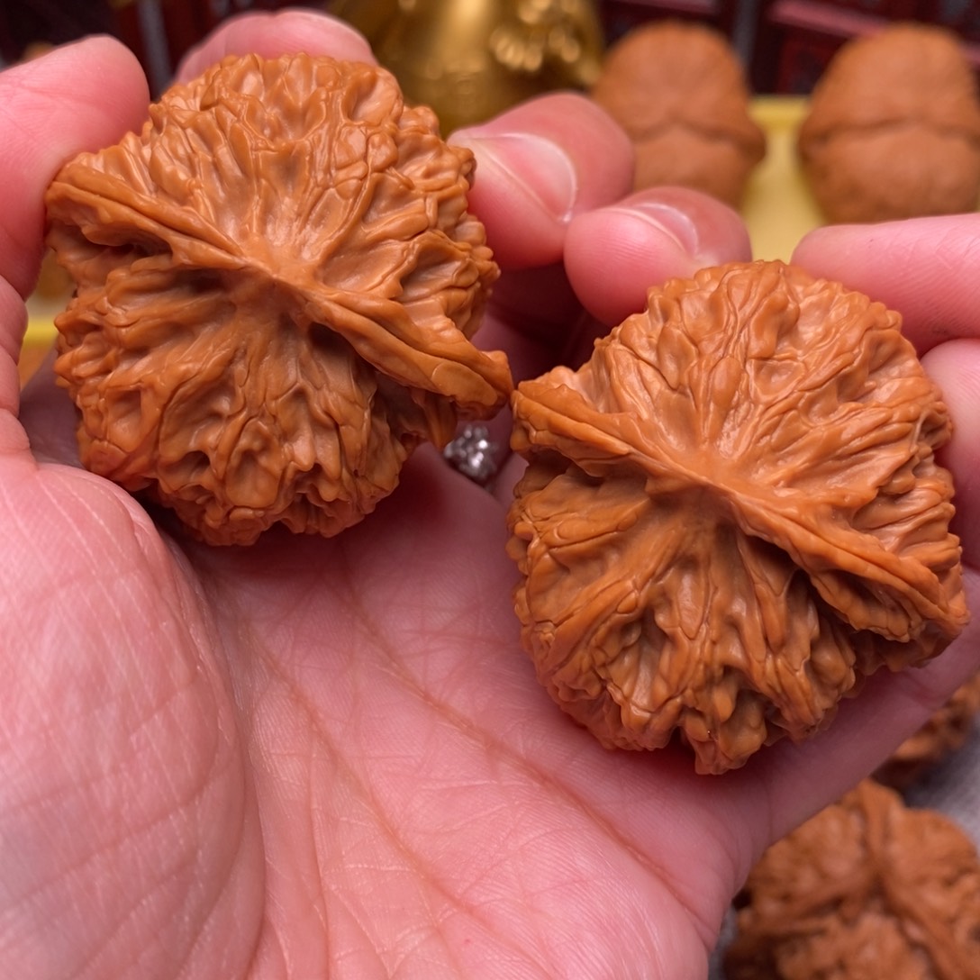 文玩核桃把件全品毕业肉球苹果42尺