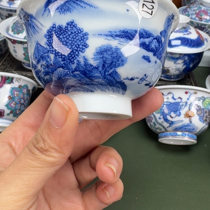 沙沙手工手绘茶具127