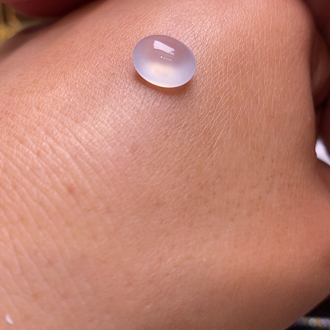 清***月翡翠未镶嵌颈饰蛋面