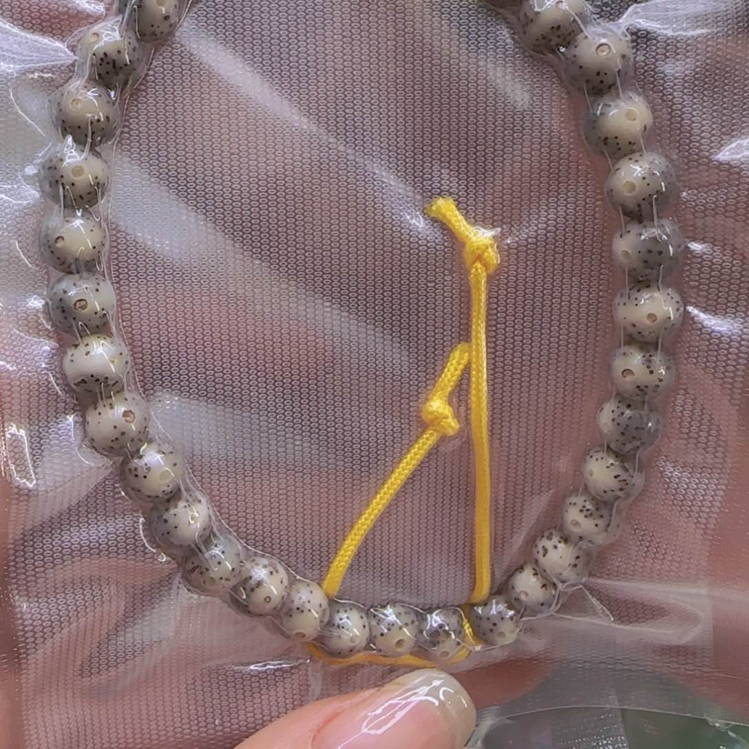 星月菩提手串97高端灰大眼睛星月菩提7圆手持