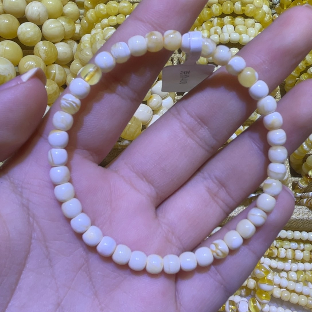 手绳琥珀未镶嵌5m