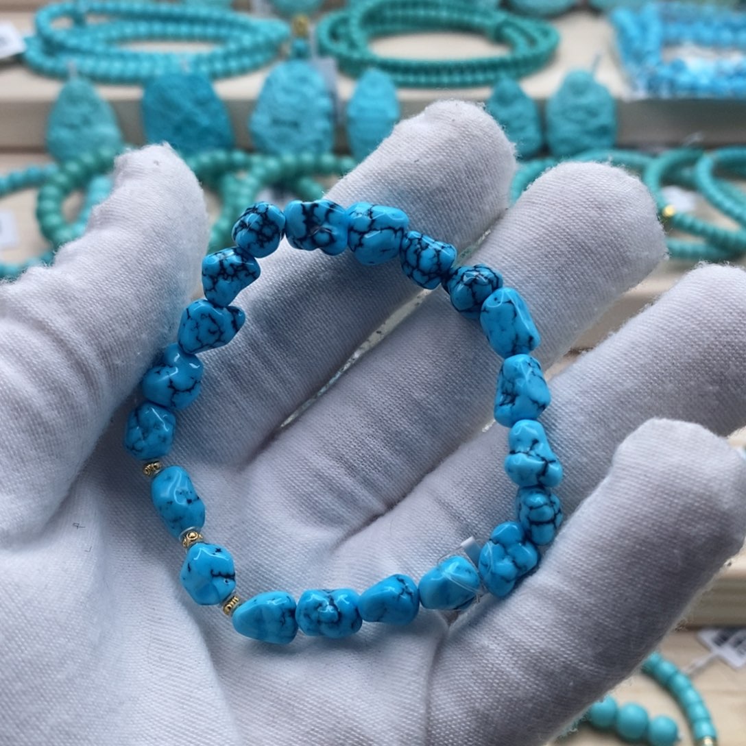 绿松石珠宝奇石未镶嵌