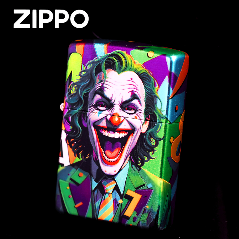 ZIPPO正品打火机/小丑-电镀炫彩男士收藏防风DY9912CY【阿明