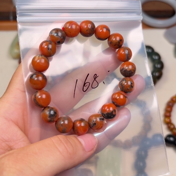 南红玛瑙未镶嵌手链