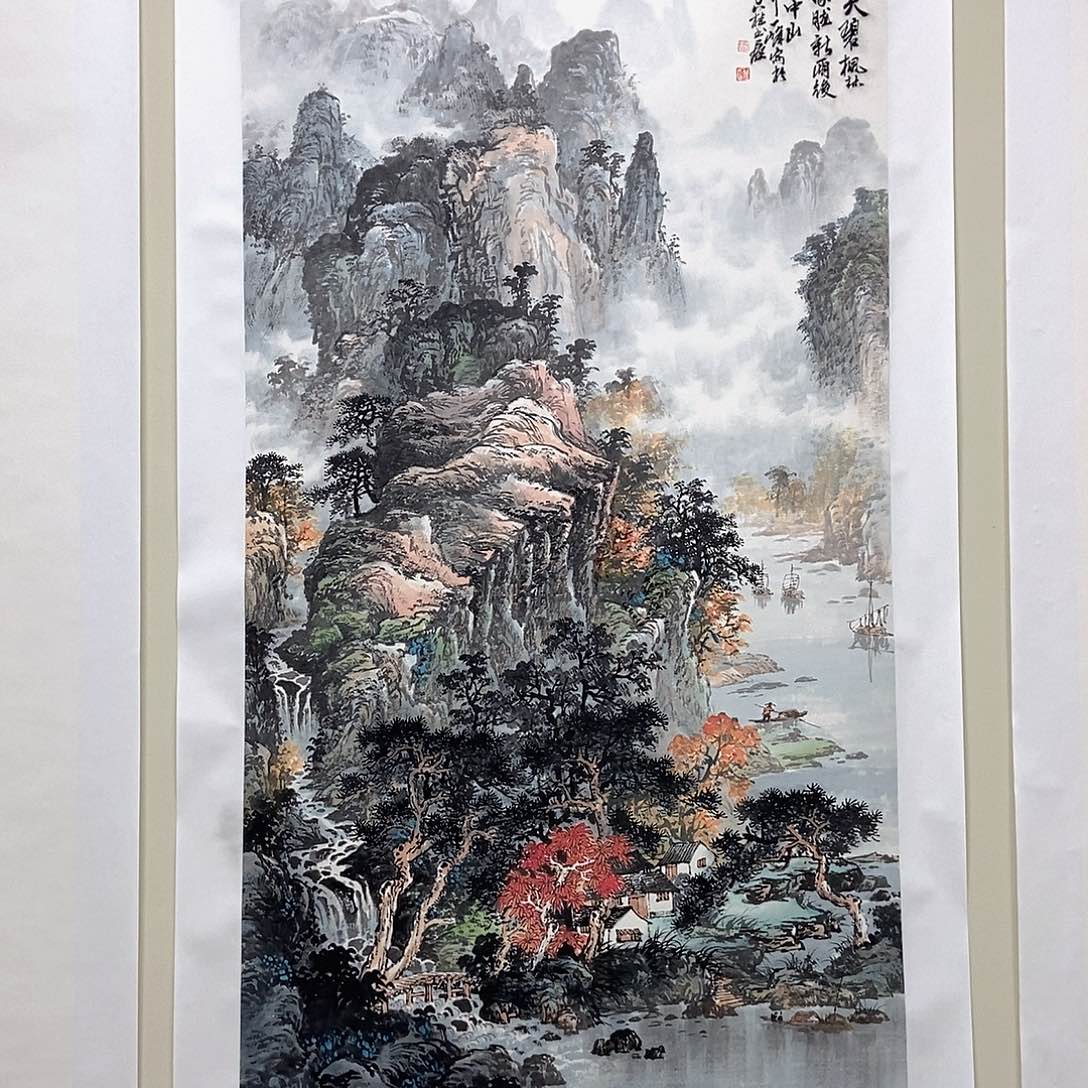国画颜一峰四尺精品