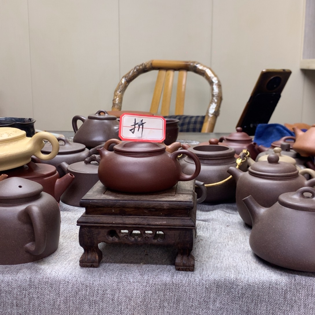 盛***货茶壶清水泥半手工制作130 C
