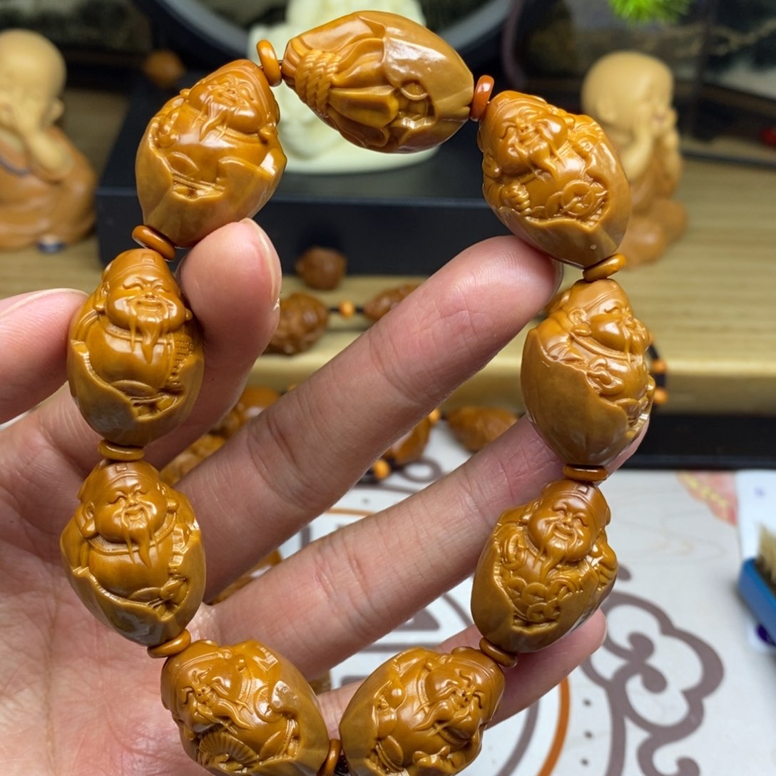 橄榄核手串/手链橄榄核雕工艺手串