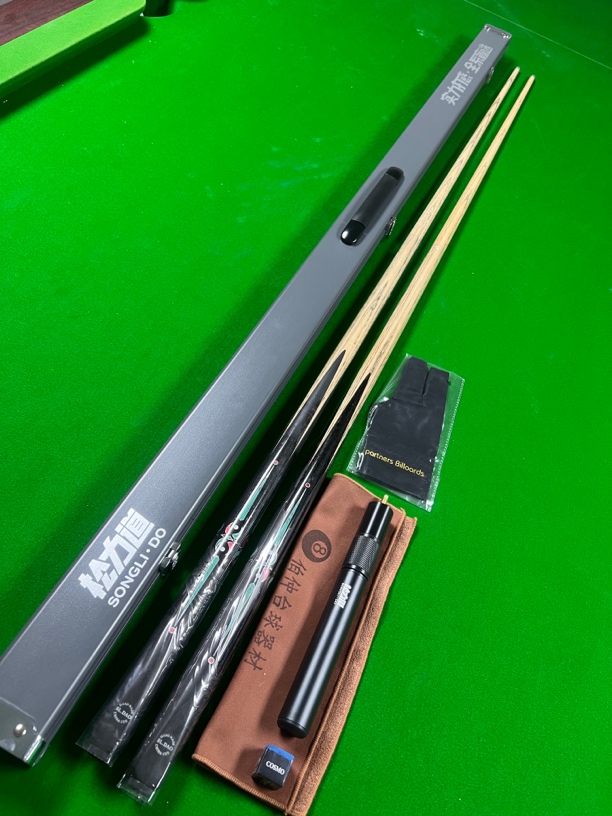 松力道皓月台球杆小头杆