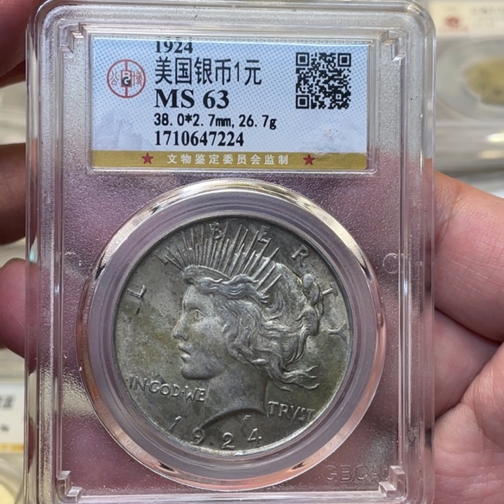 银古钱币一枚图片品相