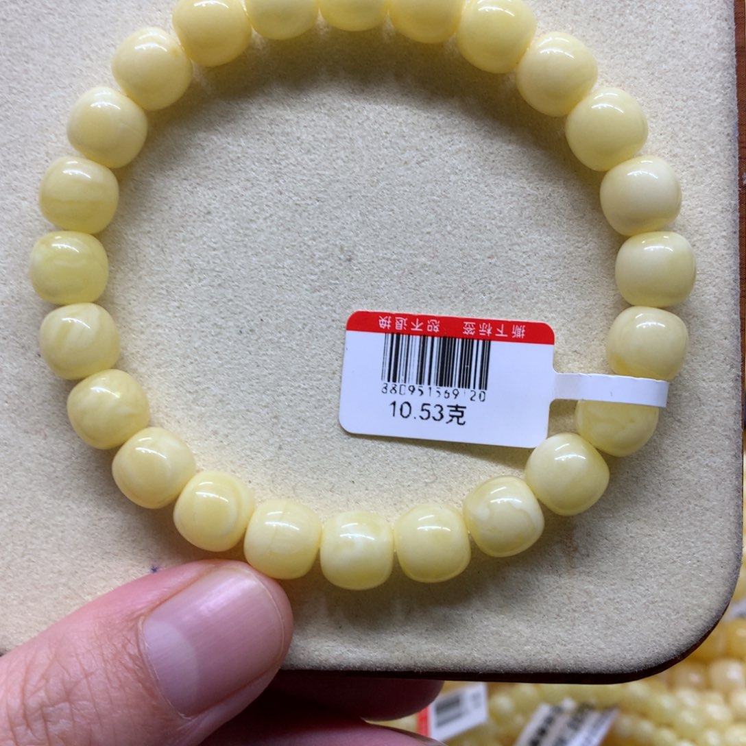 蜜蜡未镶嵌手链蜜蜡