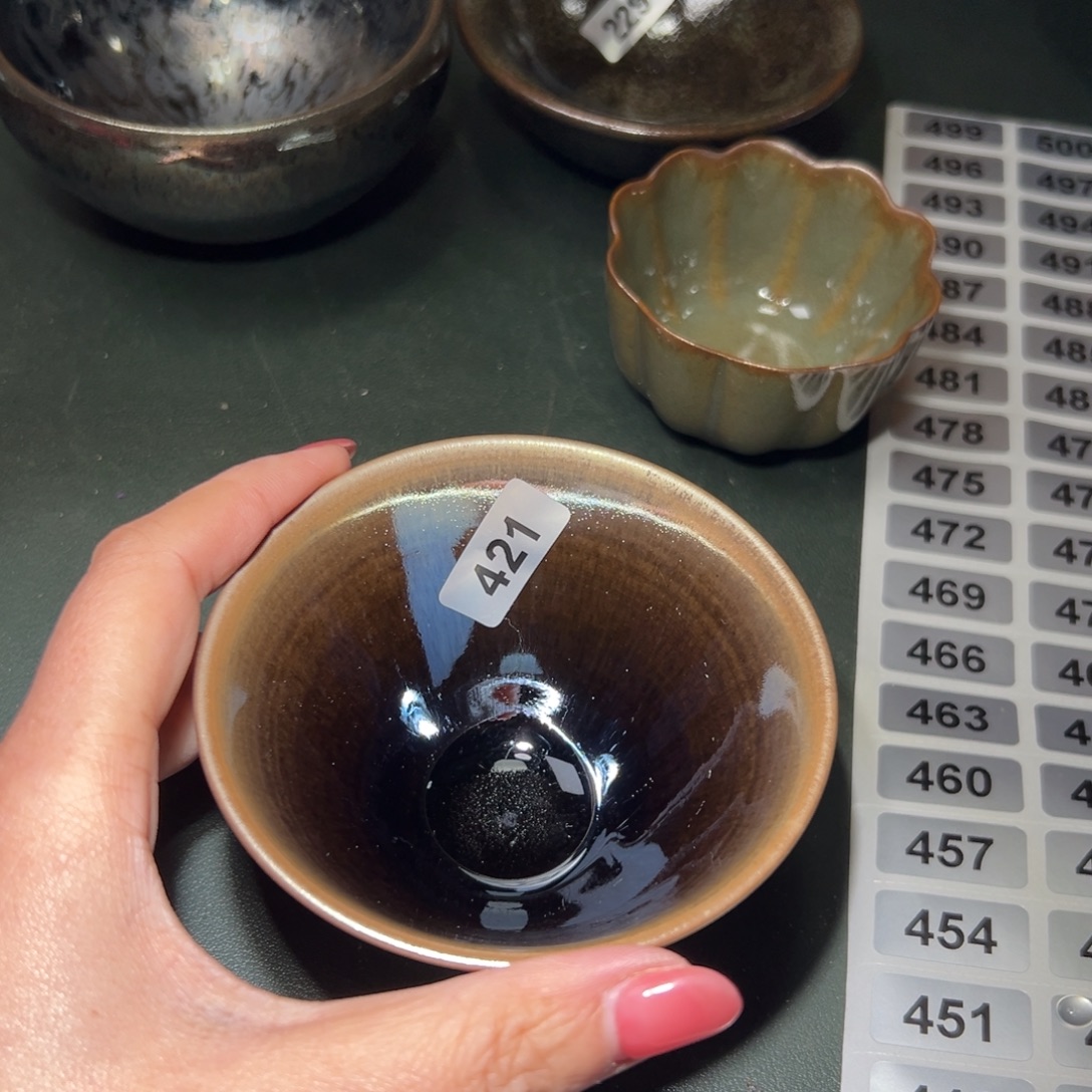 所***齋茶盏全手工原矿原釉建盏