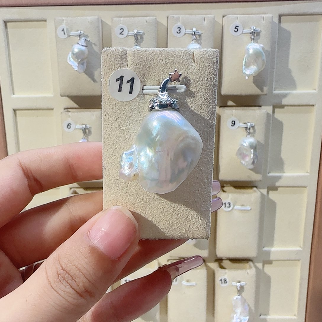 淡水珍珠颈饰合金