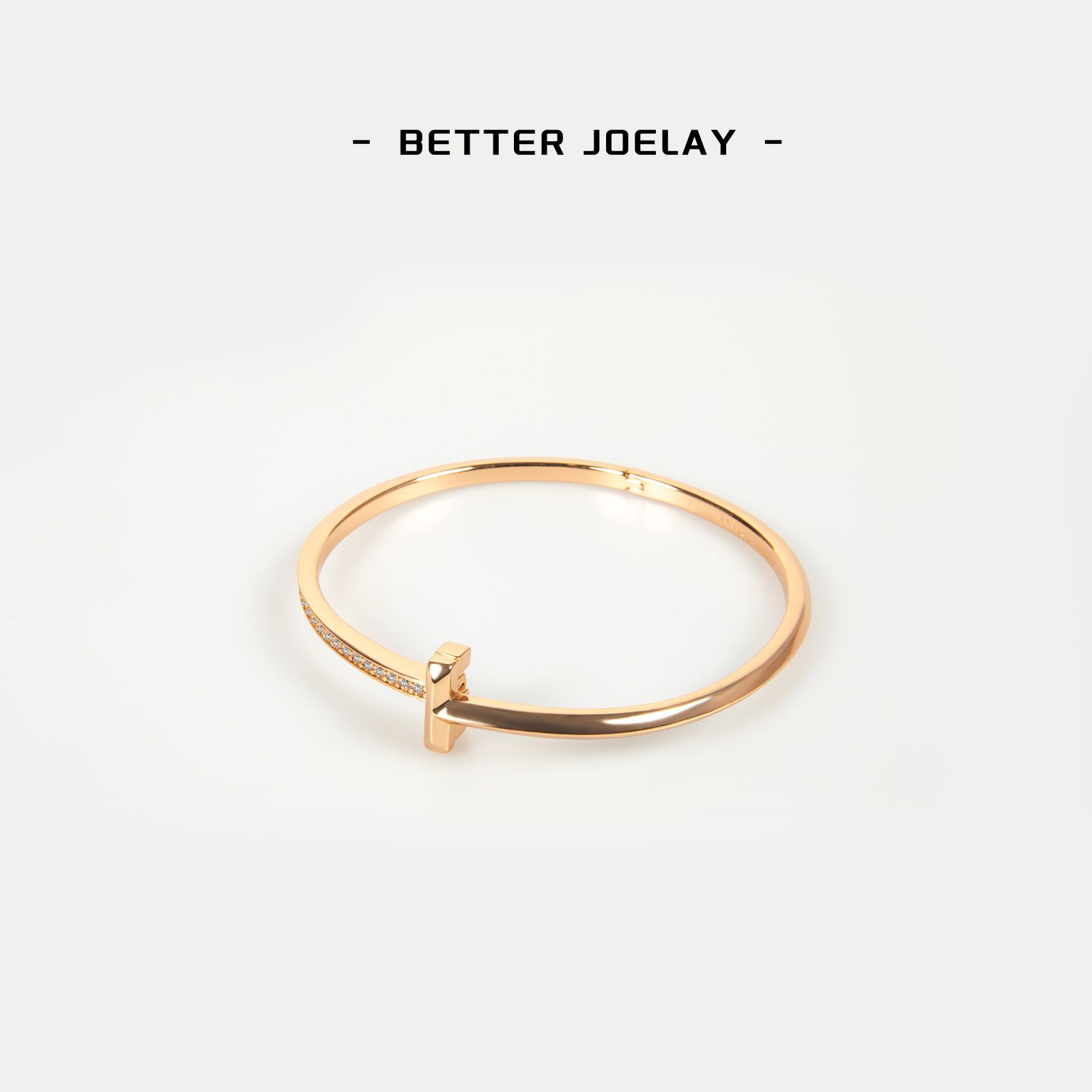 铜合金合成锆石手镯 BETTER JOELAY【T字手镯】时尚BLH0031