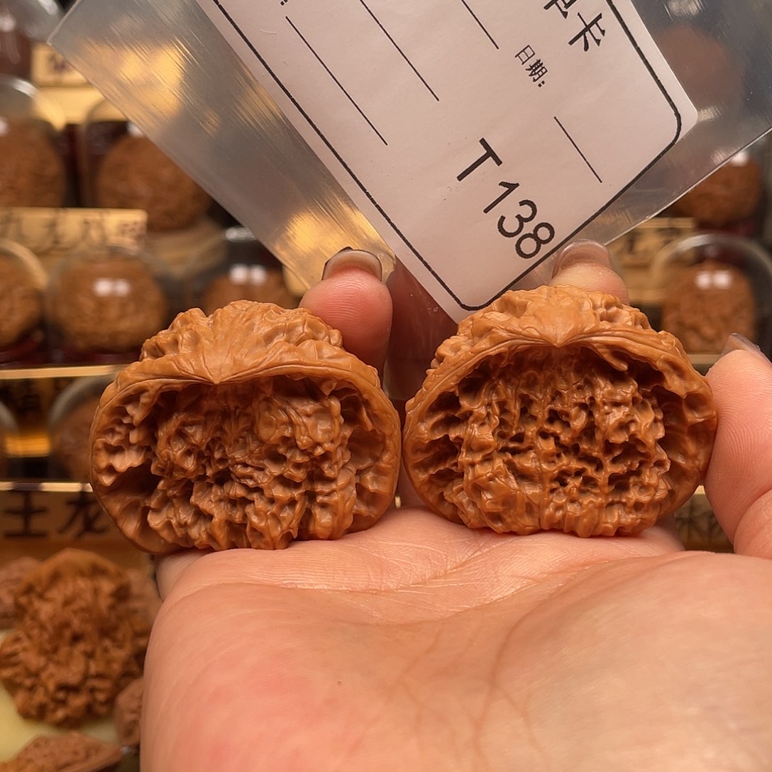 文玩核桃把件稍**躁蛇王138