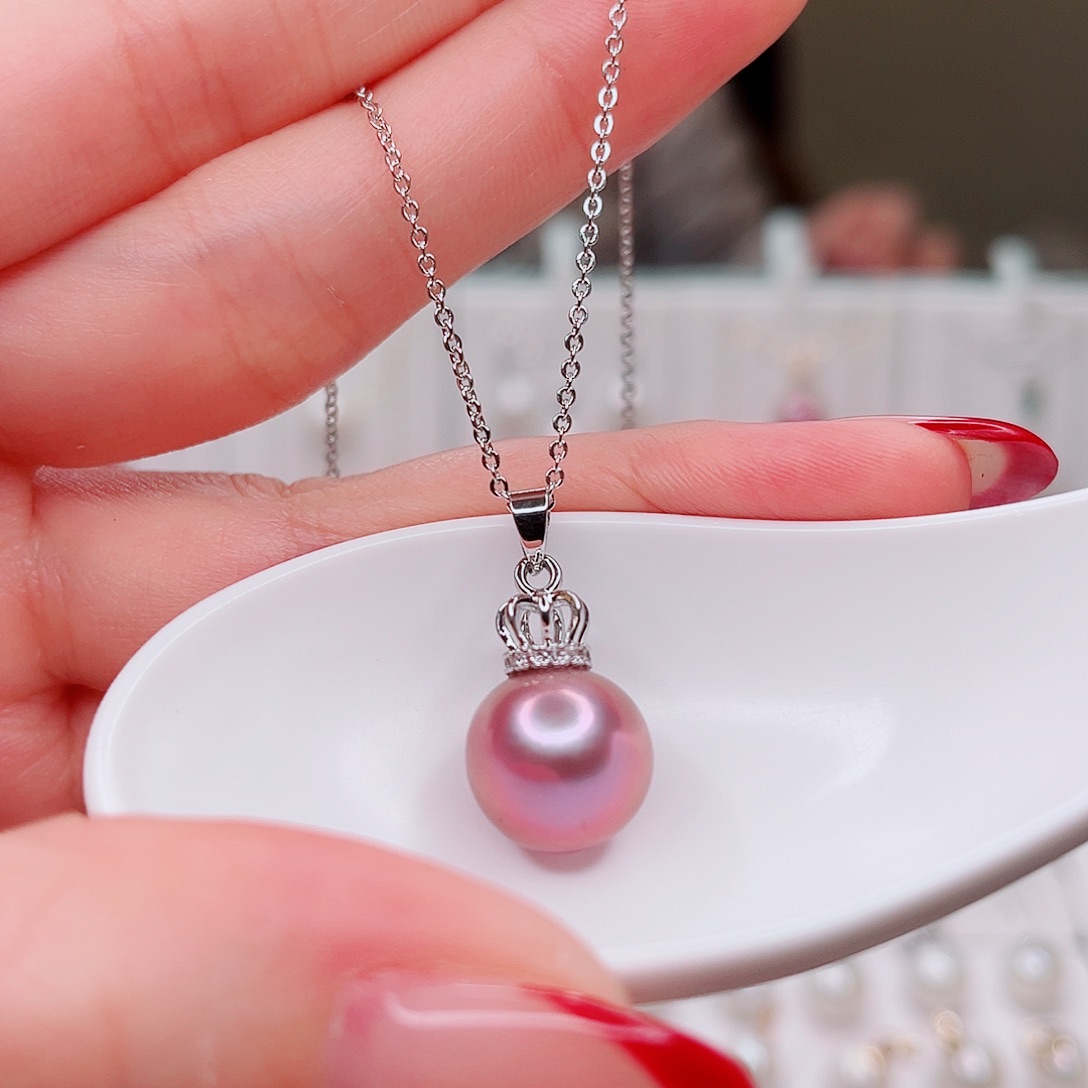 淡水珍珠吊坠(赠链)合金