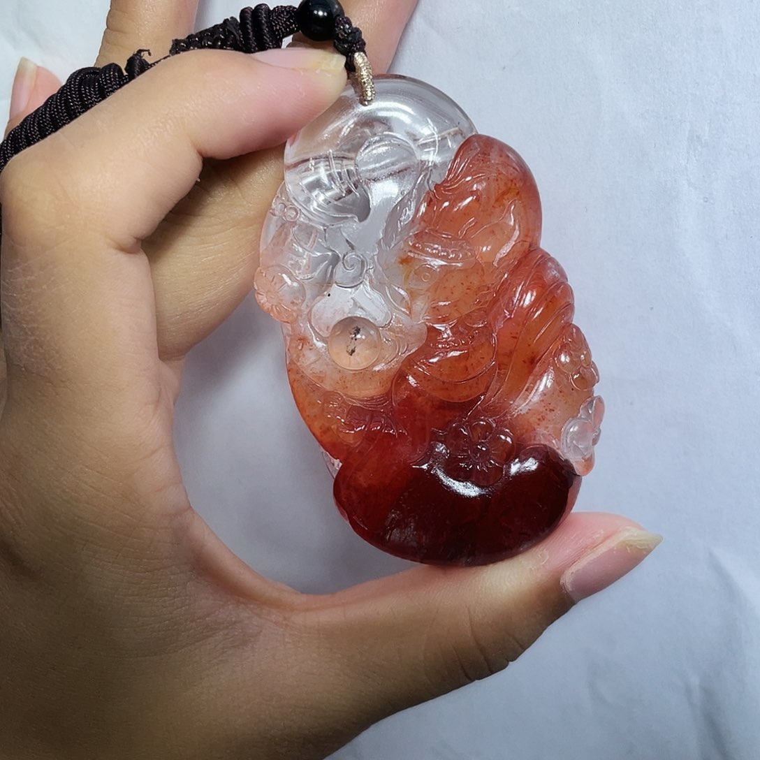 未镶嵌吊坠(赠链)水晶